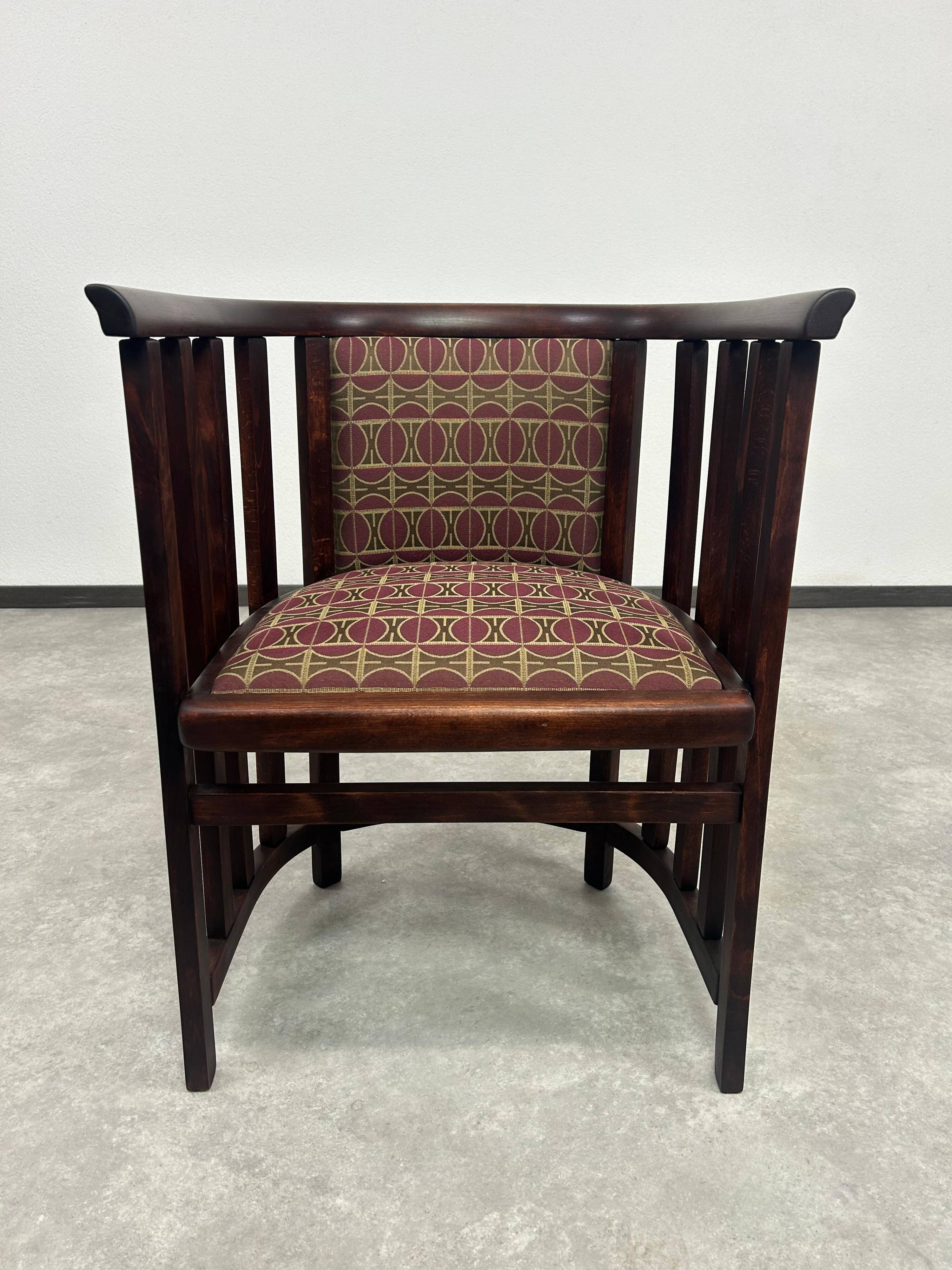 Secession Fledermaus armchairs by Josef Hoffmann