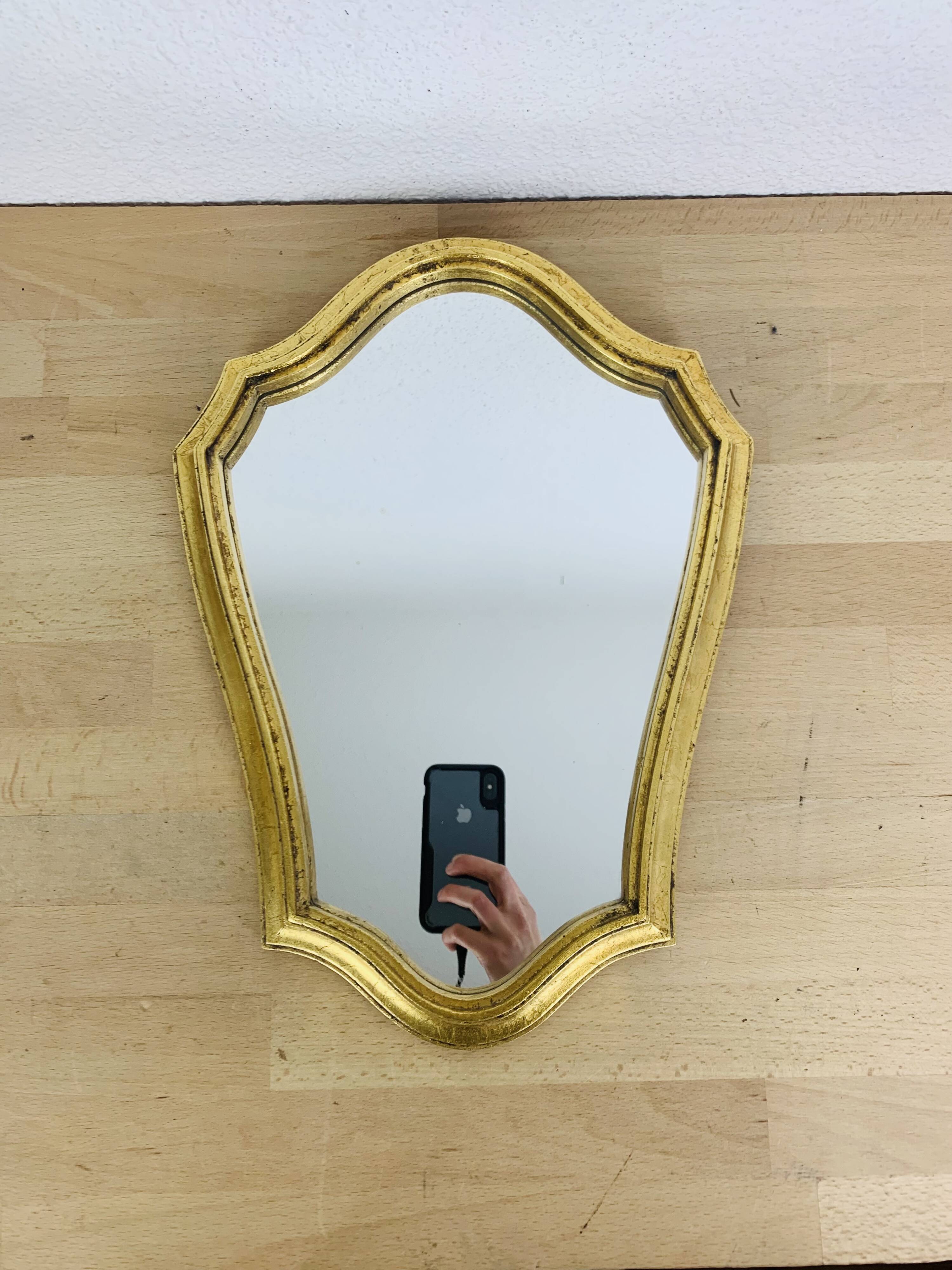 Classic style gilded wood mirror
