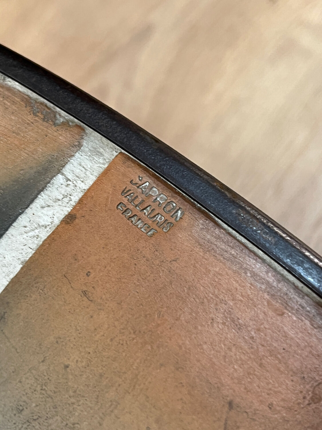 Ceramic coffee table by Roger capron 1950