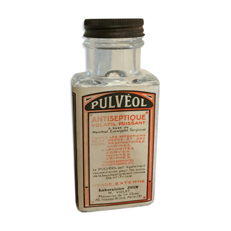 Pulvéol glass bottle