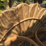 Handmade wicker headboard