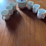 Service à café en porcelaine de Sologne