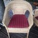 Paire de fauteuils en osier