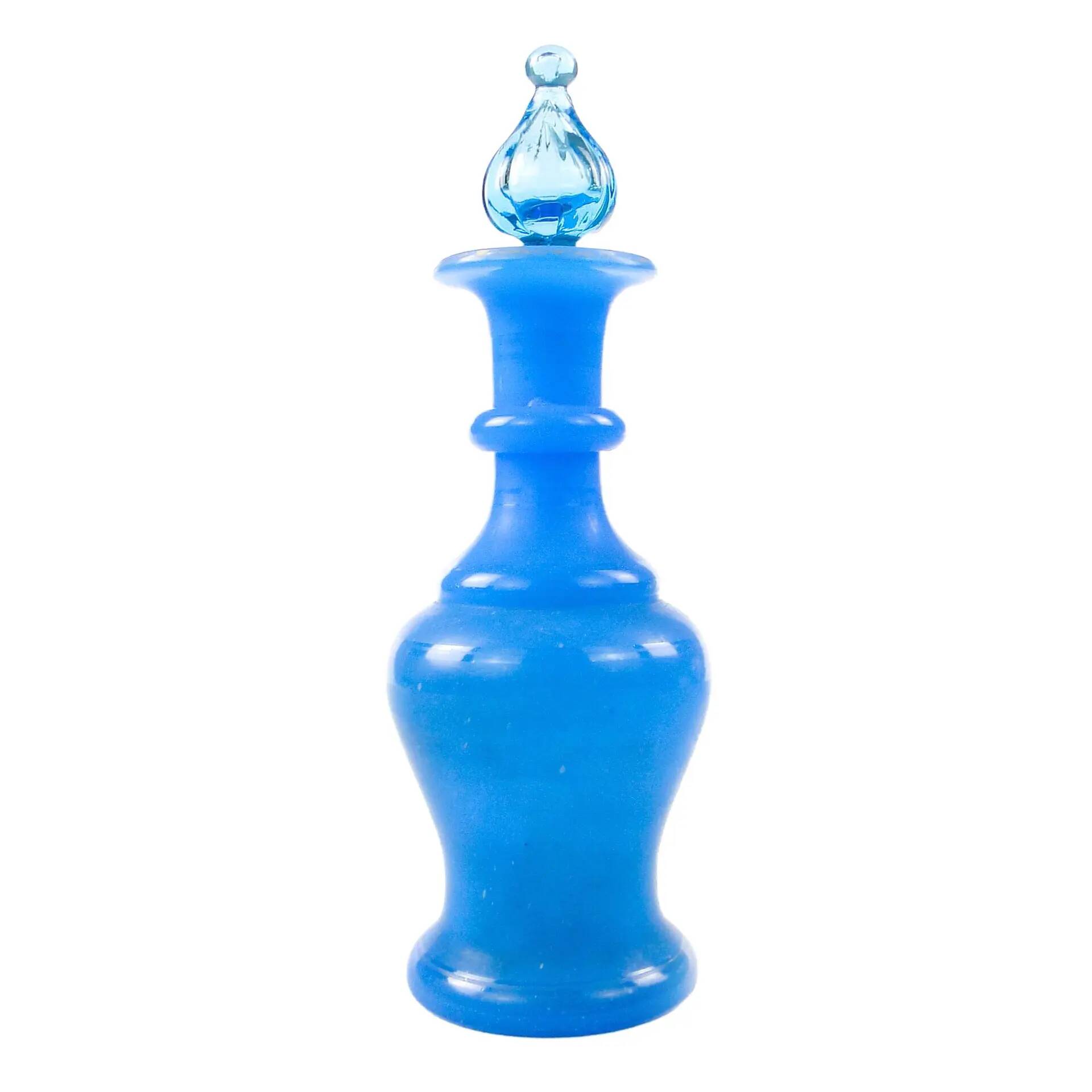 Biedermeier decanter, glass, Germany, 19th century