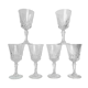 6 verres à eau en cristal Luminarc