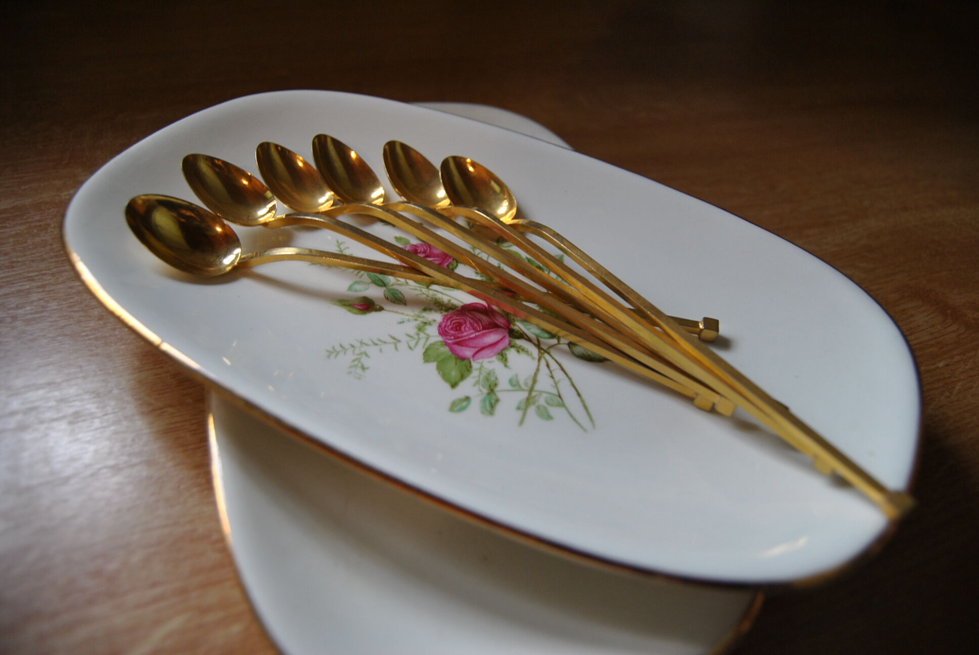 Lot of 6 small spoon long beginning XXeme