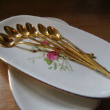 Lot of 6 small spoon long beginning XXeme