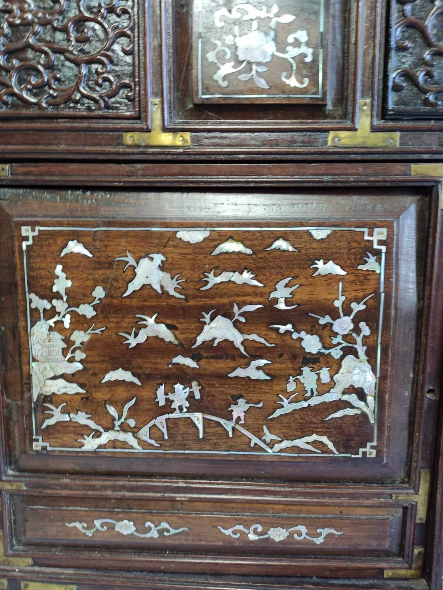 19th Century Indochinese Cabinet