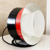 Fog and moerup pendant light - danish mid-century - vintage lamp - red & black - 1960s design