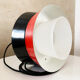 Fog and moerup pendant light - danish mid-century - vintage lamp - red & black - 1960s design