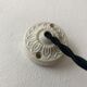 Pair of vintage industrial enamelled suspensions