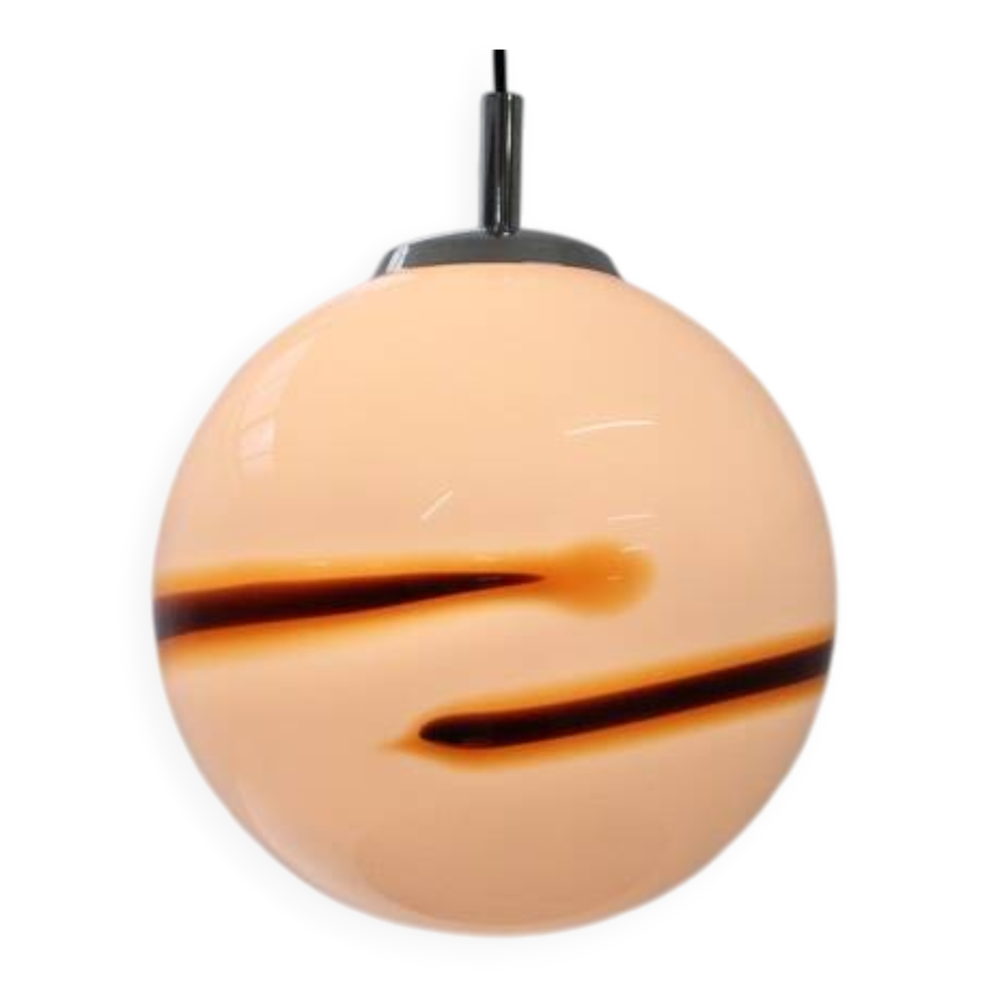 Glass pendant by Mazzega, Italy, 1970
