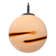 Glass pendant by Mazzega, Italy, 1970
