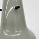 Mid-century grey glass pendant hanging lamp , 1960s Scandinavian