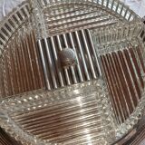 Art Deco 1930s silver-plated metal serving tray