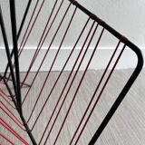 Vintage scoubidou magazine holder