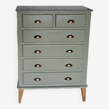 Commode scandinave vert forest 4