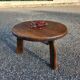 Aranjou Table basse d'appoint, Orme, France, années 1970/80