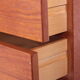 Vintage teak chest of drawers with leather handles by fröseke nybrofabrik, 1970s
