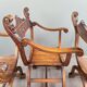 Set of Three Renaissance Style Armchairs, 19th Century