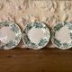 Ironstone "anemone" flat plates from Saint-Amand-les-Eaux