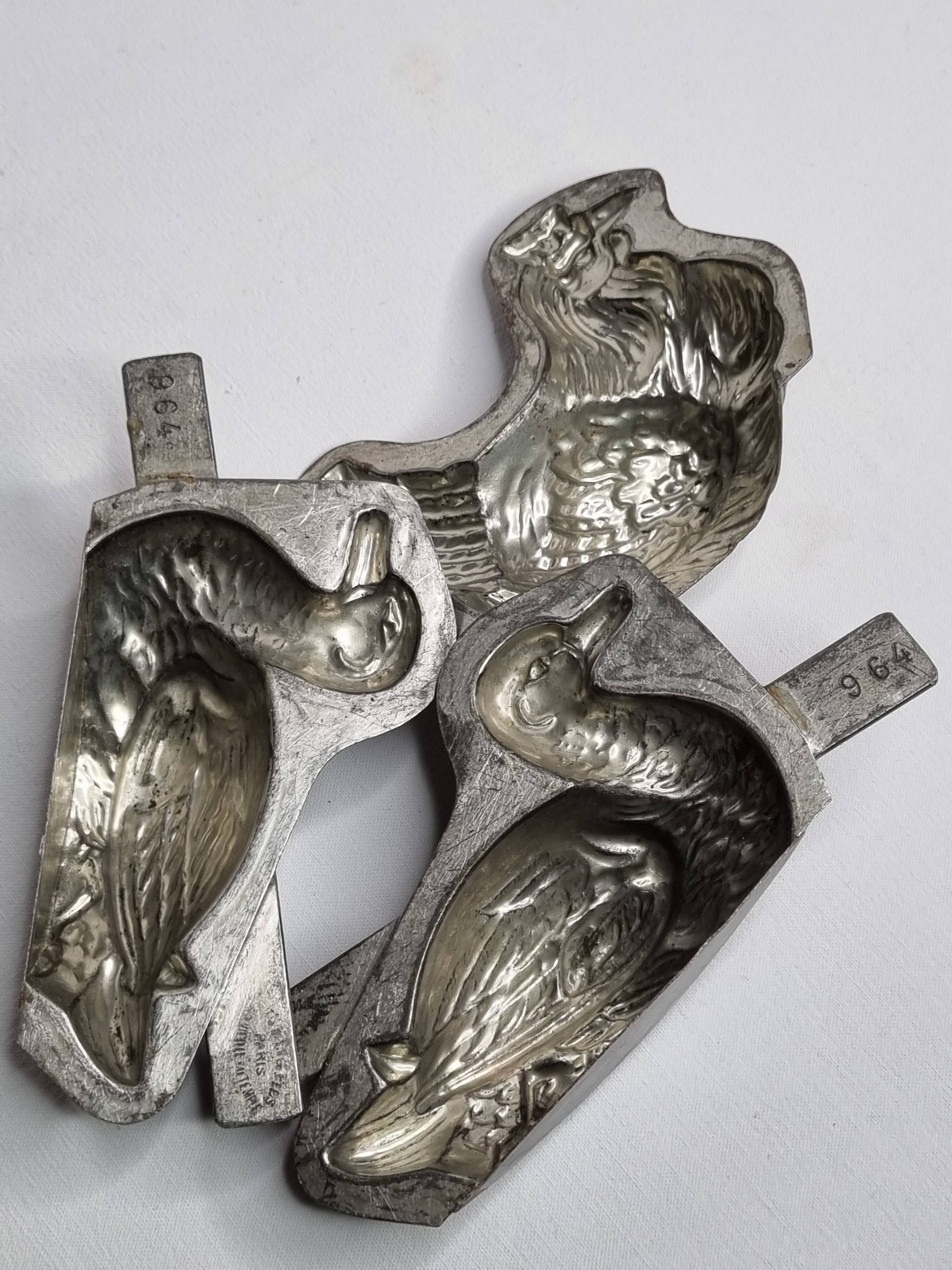 Moule chocolat schokoladenform ancien vintage petits oeufs (D'occasion