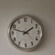 Horloge murale JAZ ronde acier 1960