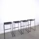 Set 4 x Zwarte HAY barkruk, Hee Welling