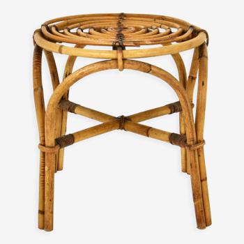Rattan stool 1960s
