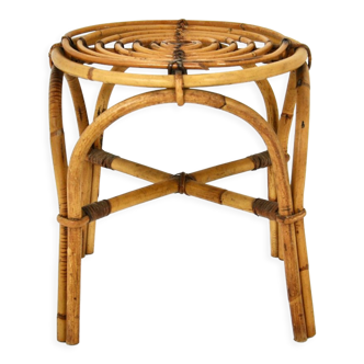 Rattan stool 1960s