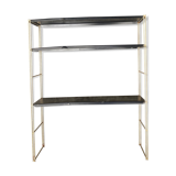 Vintage gold string metal shelf