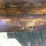 Large old service tray