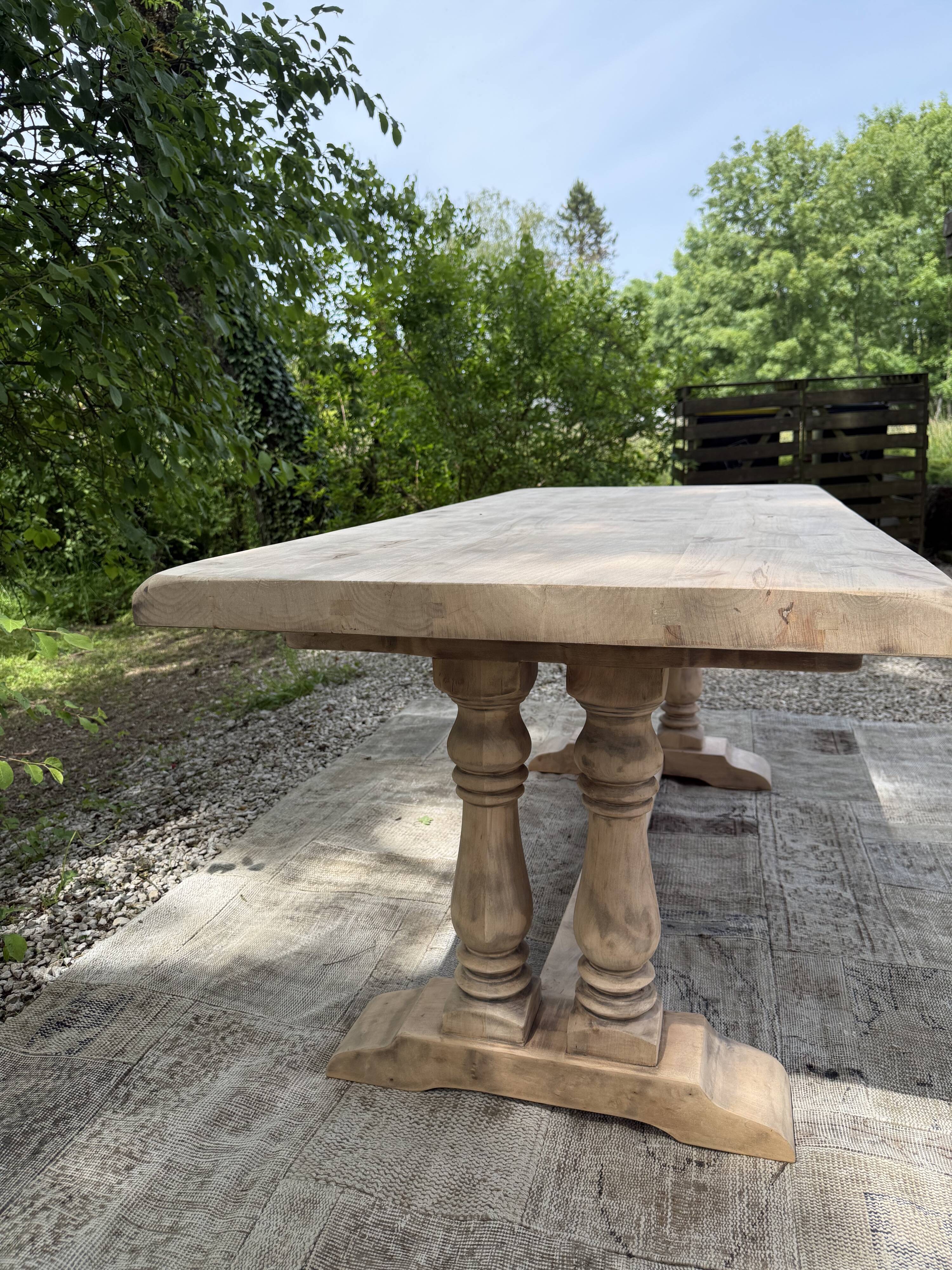 Renovated monastery table