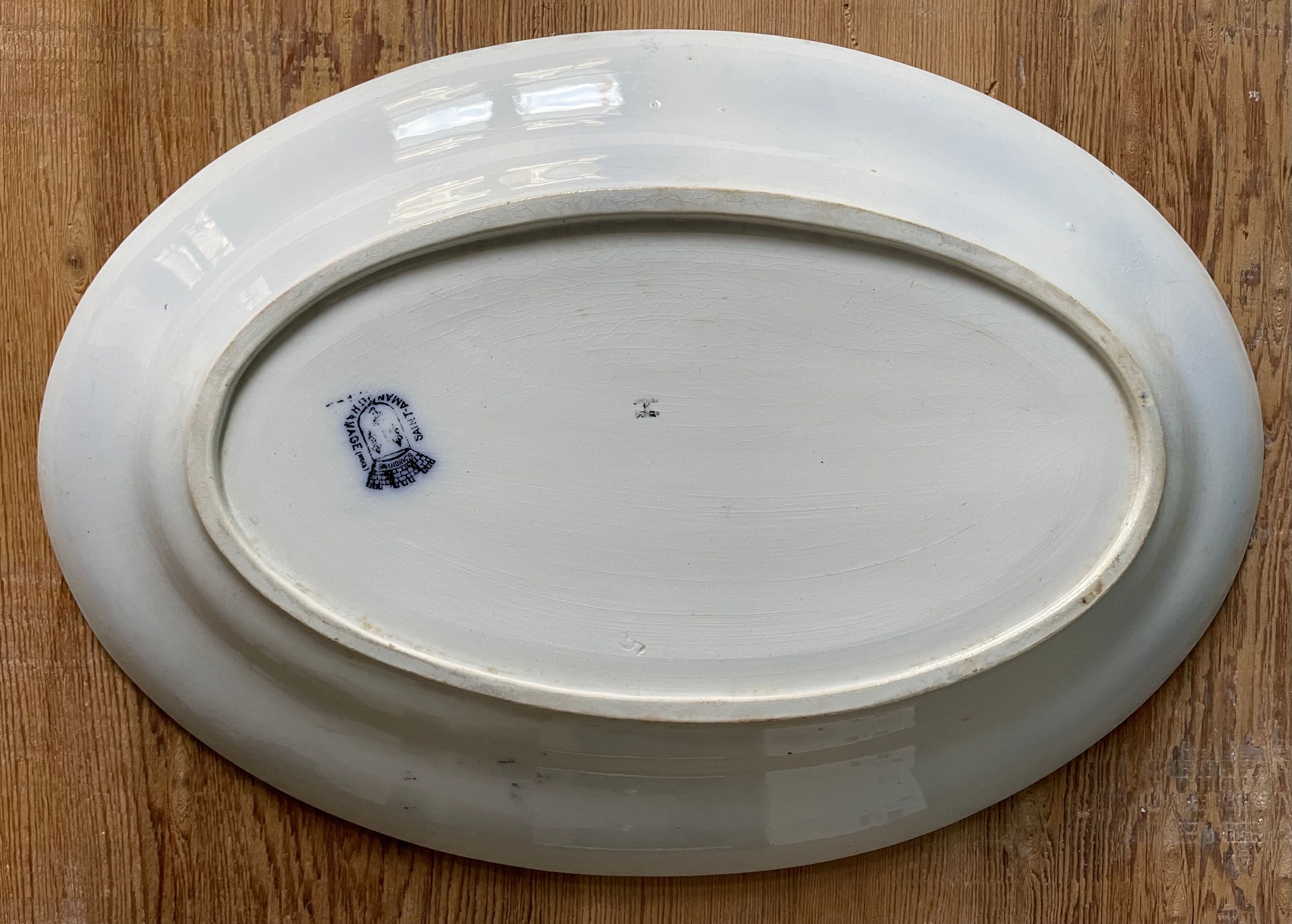 Set of 2 dishes Saint Amand and Hamage Terre De Fer