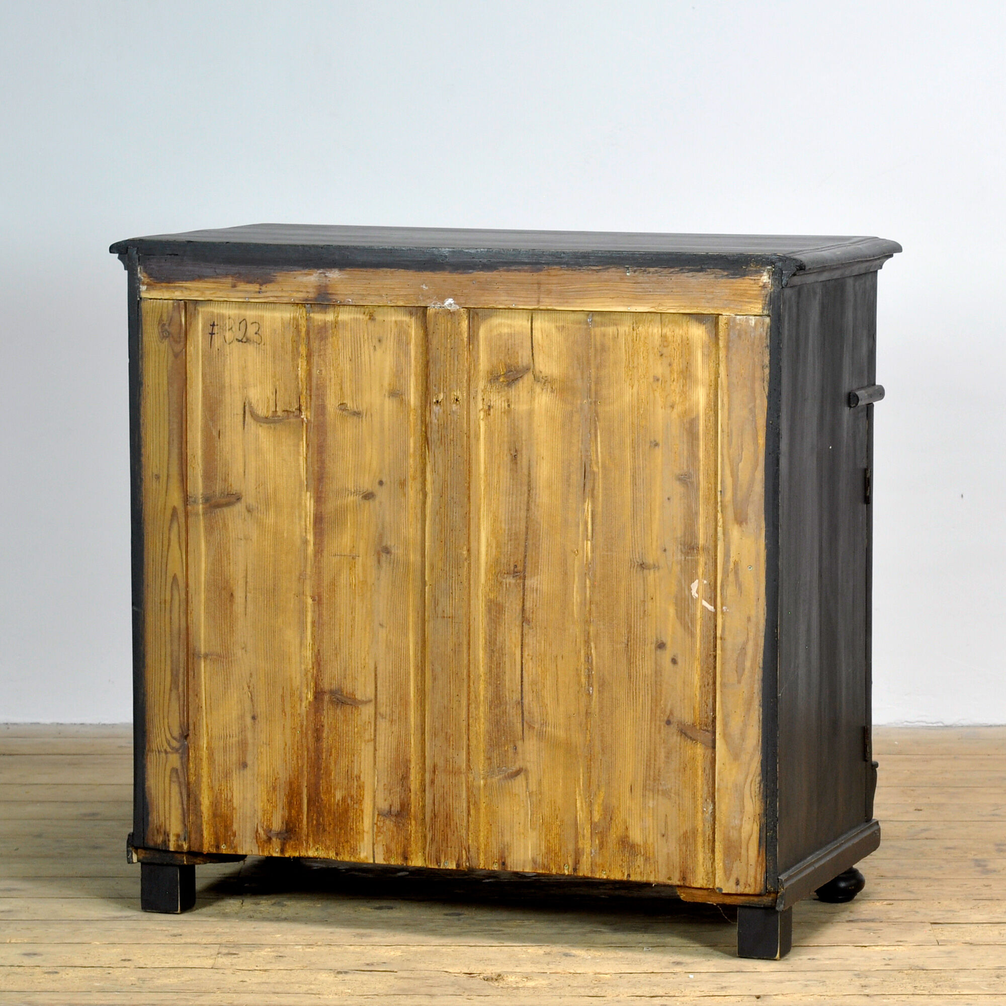 Buffet en pin avec 5 tiroirs, vers 1900