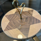 Straw marquetry tray