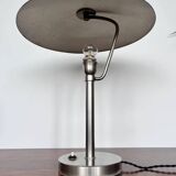 1930s big Bauhaus chrome table lamp, Czechoslovakia