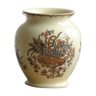 "Trash" Gien faience vase