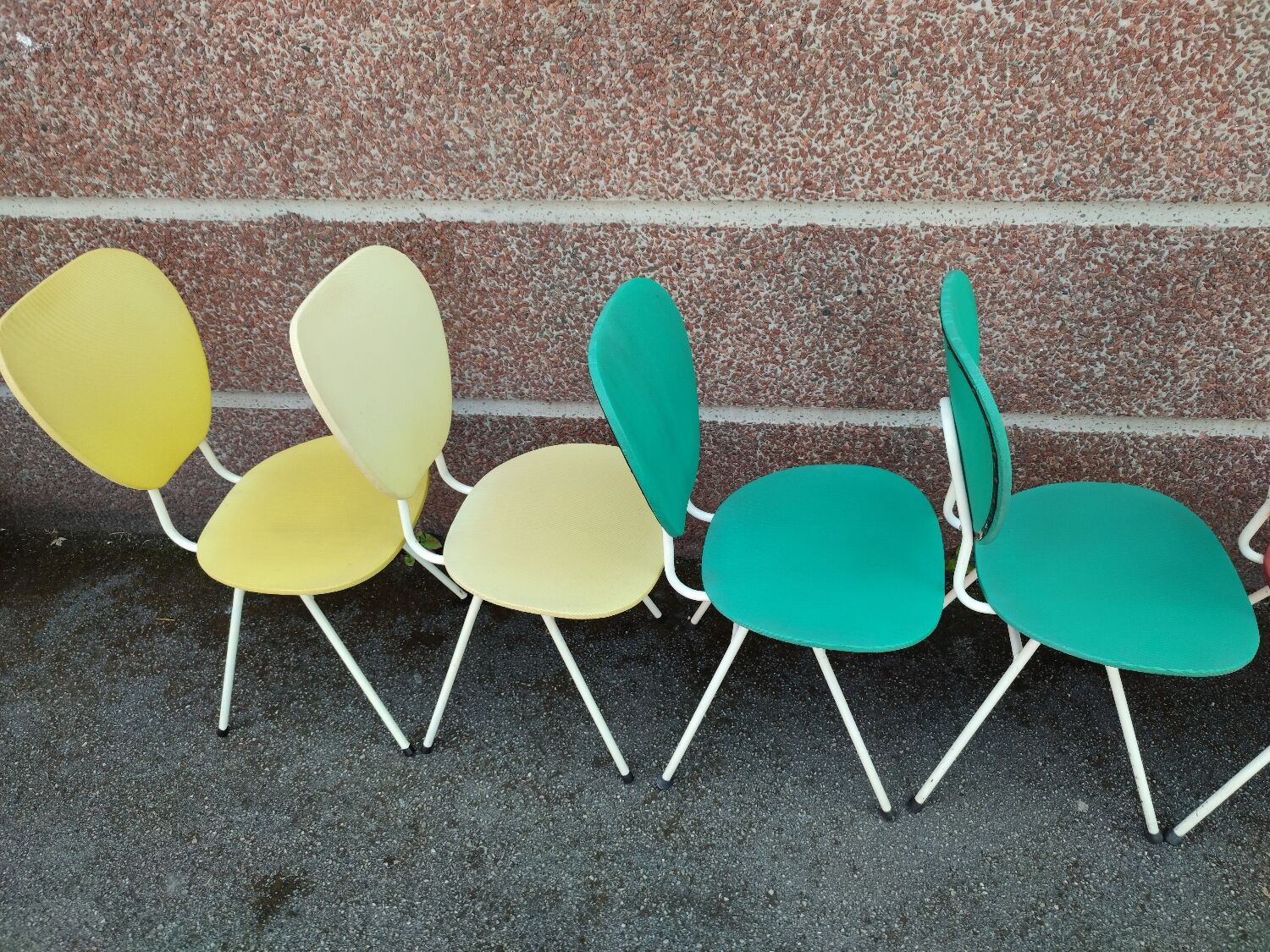 6 chaises vintage Henriette
