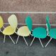 6 chaises vintage Henriette