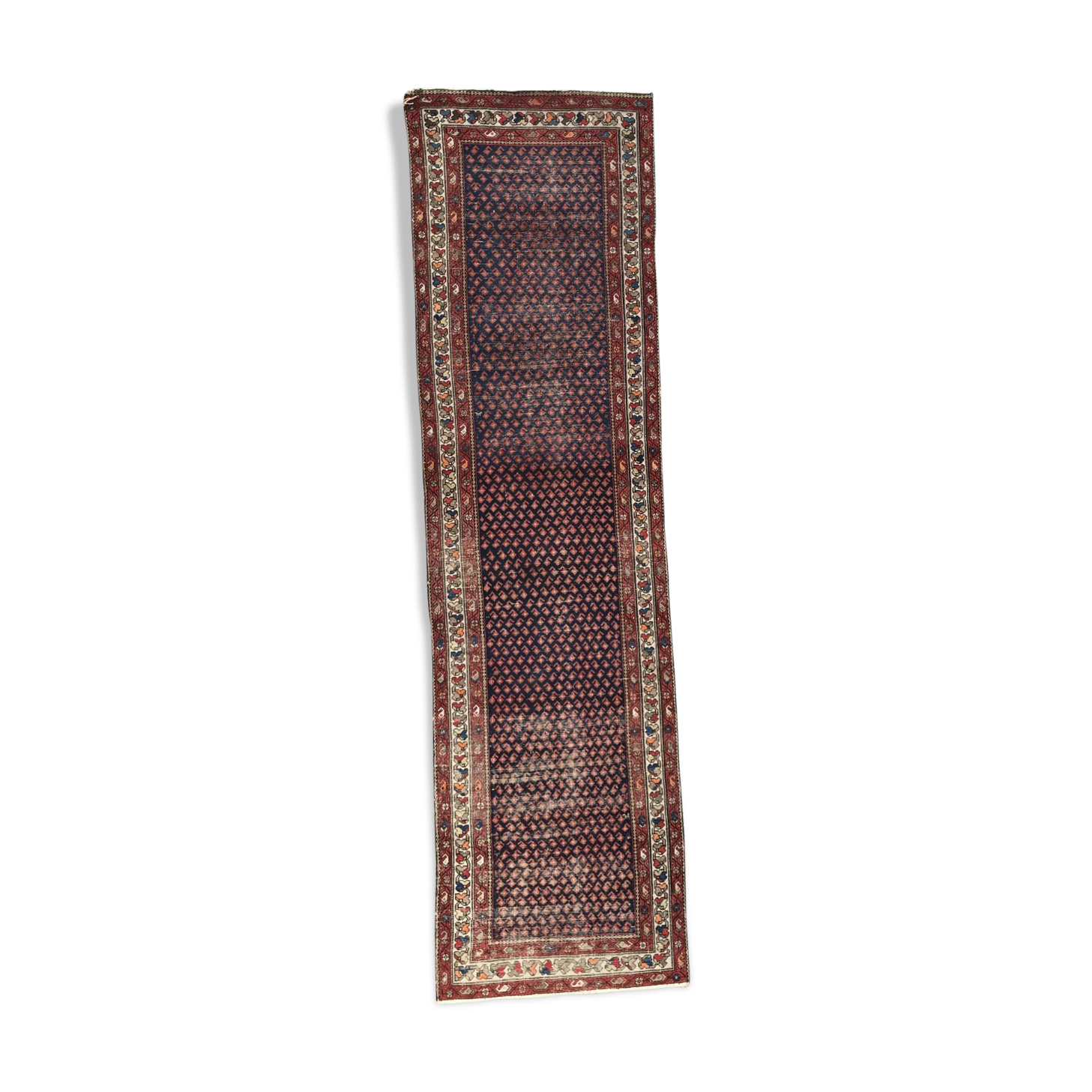 Carpet old malayer corridor Iran 106 X 390 CM