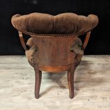 English Chesterfield style office chair