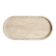 Plateau ovale travertin
