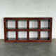 Large Solid Wood Open Bookcase / Room Divider — 180 cm