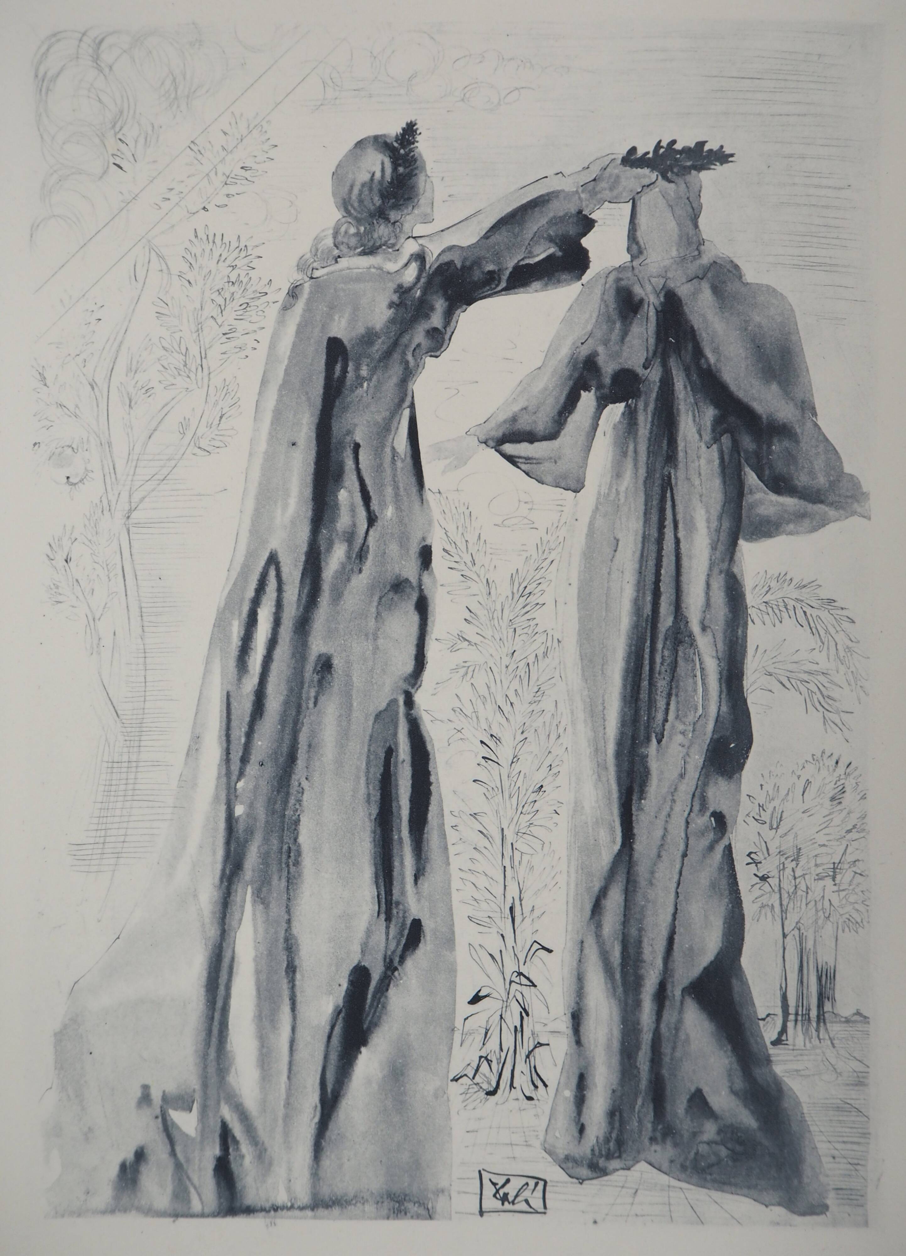 Salvador Dali: The Last Words of Virgil, signed engraving