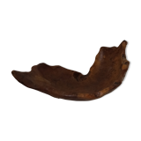 Brutalist monoxyl wood cutting 50s