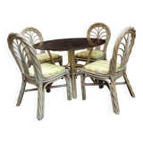 Bamboo garden dining room