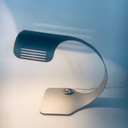Aluminium Colomba Design Desk Lamp by Walter & Moretti, France, 1972
