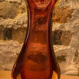 Vintage Murano sommerso vase