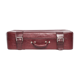 Valise rouge en simili cuir